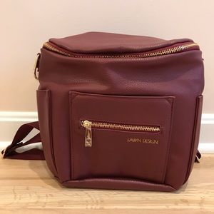 NEW Fawn Design Mini bag Wine color